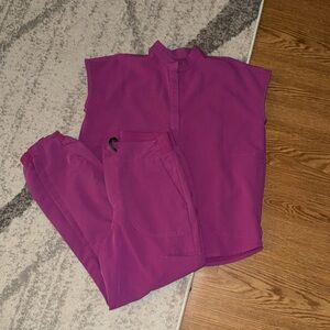 Magenta FIGS scrubs